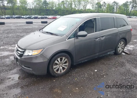 2016 Honda Odyssey Se из США, поврежденный, VIN 5FNRL5H31GB021753